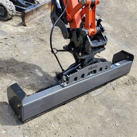 mini excavator grading blade|skeer grading beam tilting.